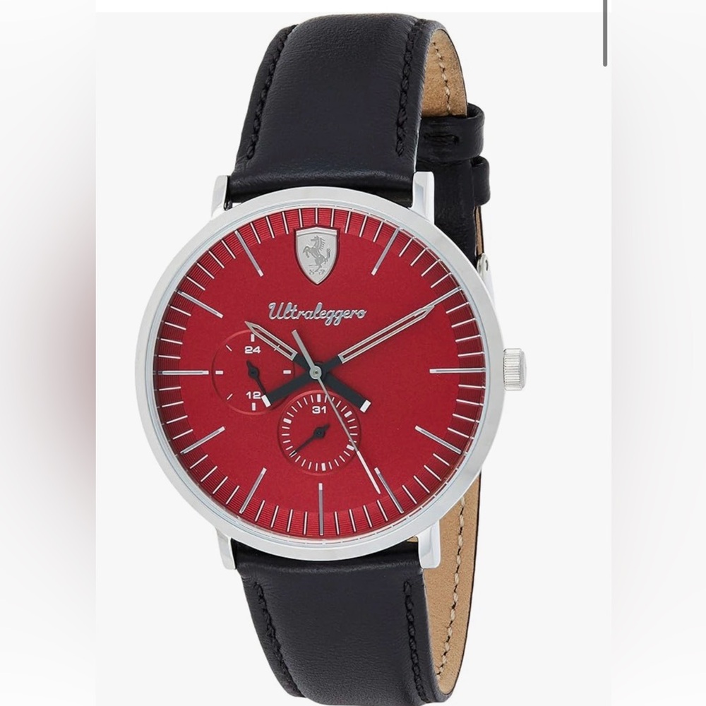 Red Men's Watch